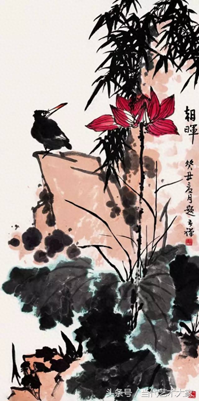 李苦禅国画作品赏析：酣畅淋漓，让人陶醉