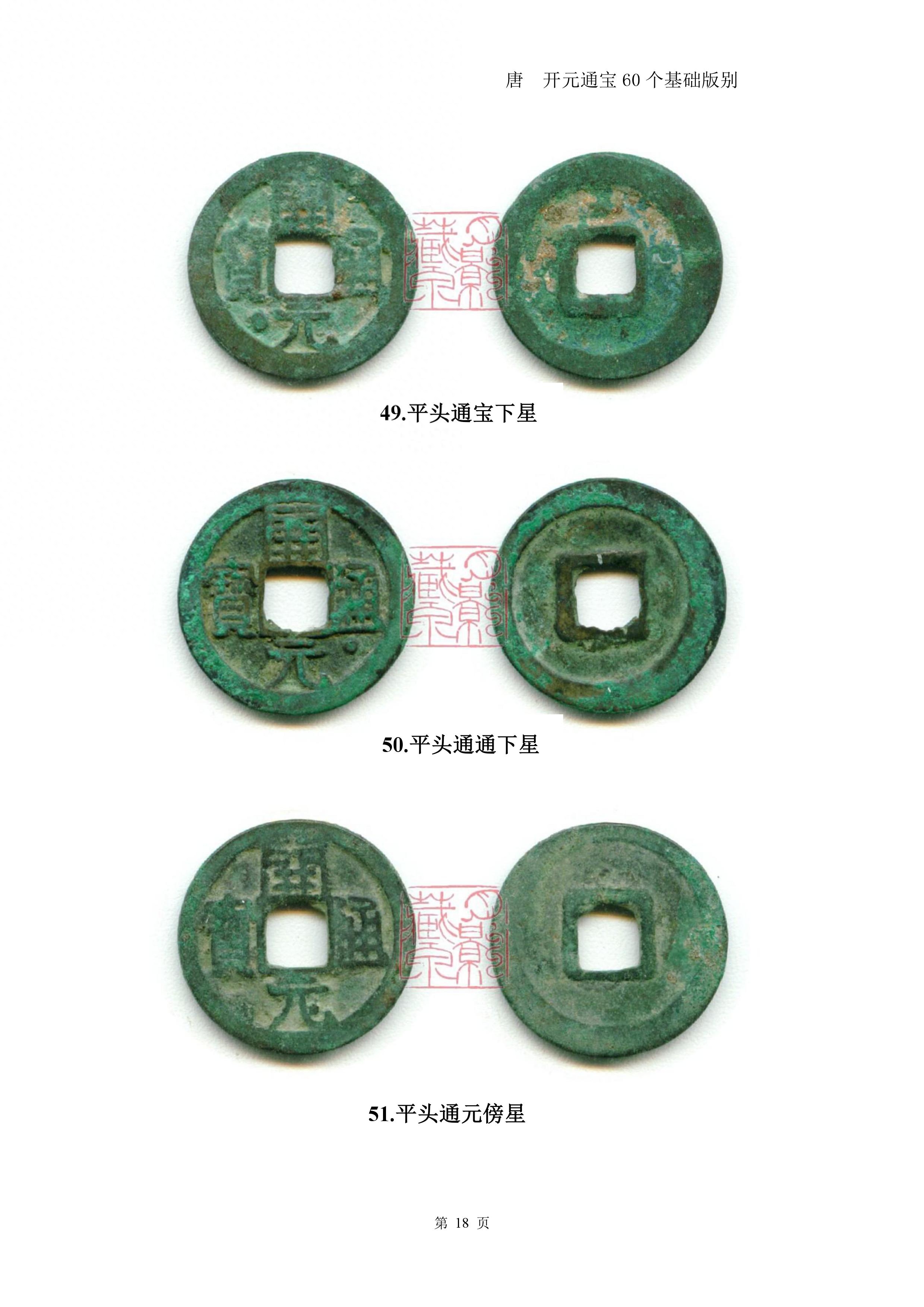 开元通宝60个基础版别